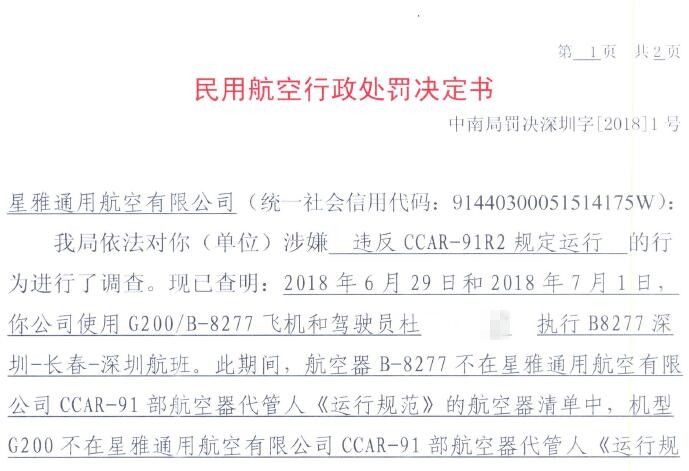 違反規(guī)定運(yùn)行！通航企業(yè)被罰款九千元